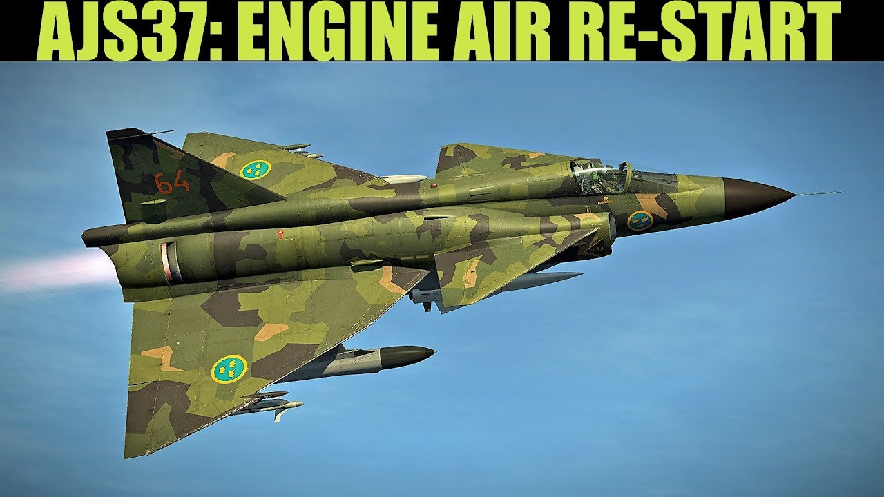 AJS37 Viggen: Engine Air Re-start | DCS WORLD