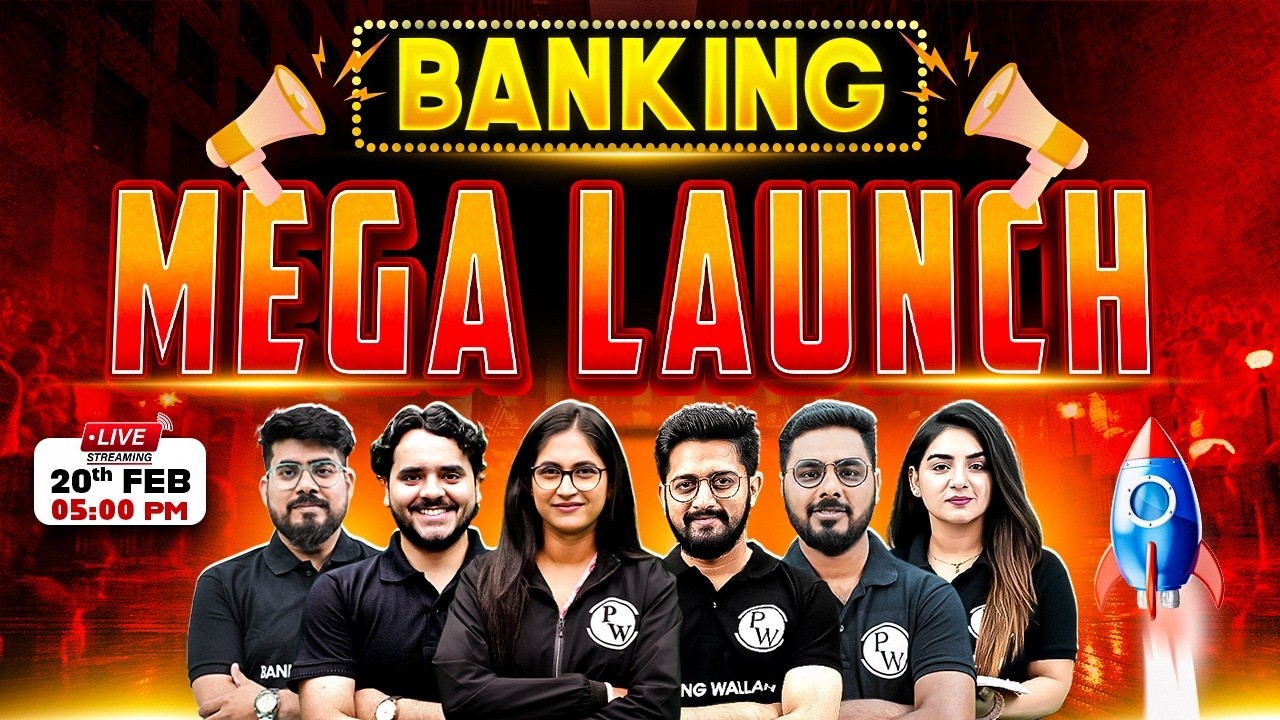 Banking Mega Launch 🚀 | Bank PO and Clerk Foundation 2026 | Banking Wallah