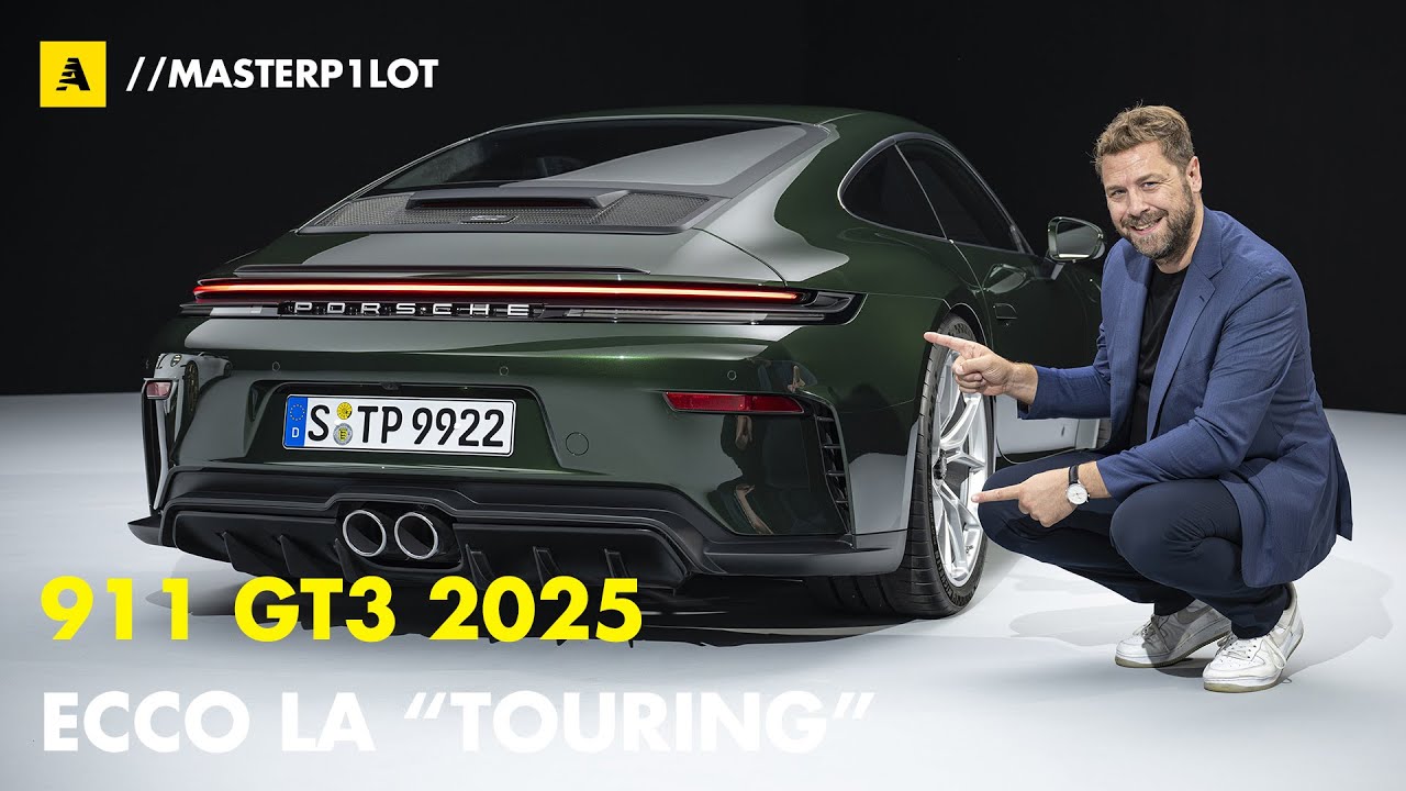 Nuova PORSCHE 911 GT3 Touring 2025 | 510 CV 