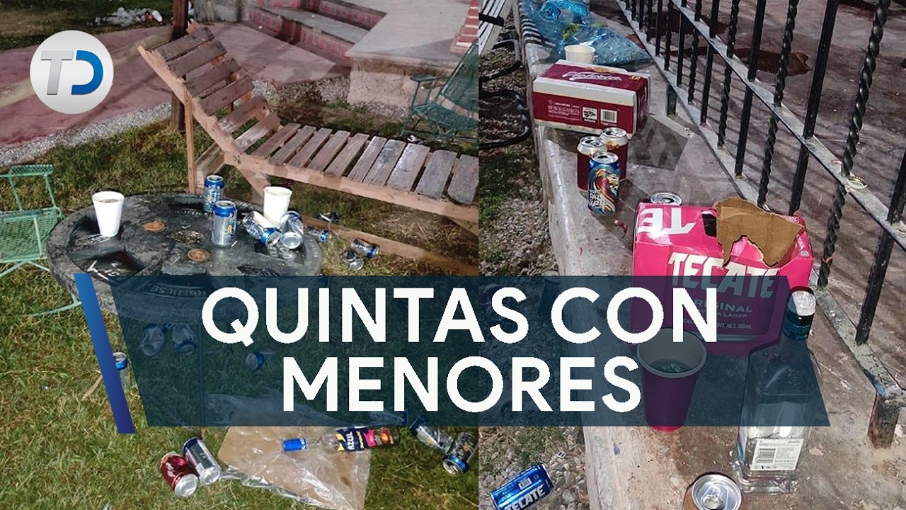 Clausuran quintas por menores consumiendo alcohol