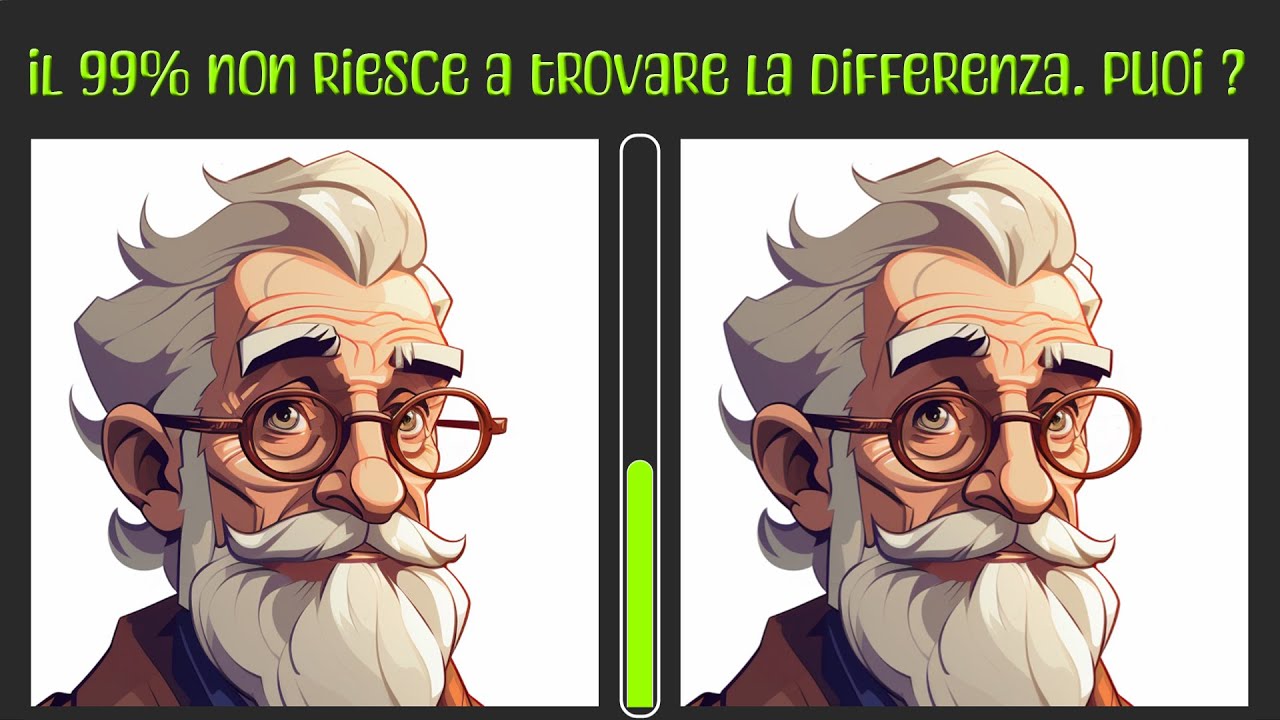 Trova le differenze, divertente gioco di quiz puzzle, il 99% non riesce a trovarli tutti, puoi 001