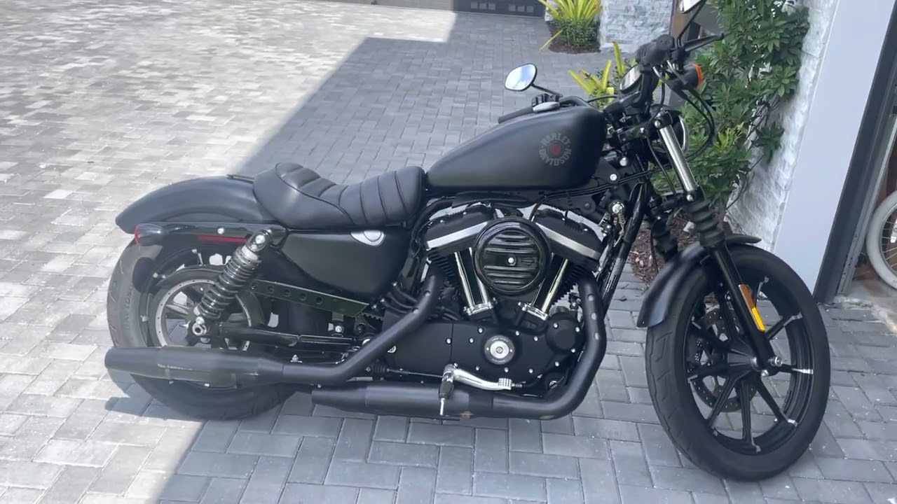 Vance & Hines Twin Slash Slip-ons - Iron 883 - Before and After