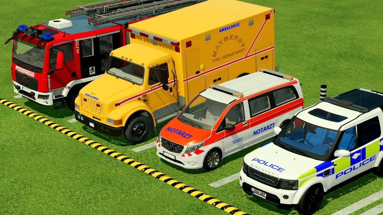 TRANSPORTANDO CARROS PIXAR E FRUTAS COM TRATORES COLORIDOS, JOHN DEERE vs CLAAS - BeamNG #962