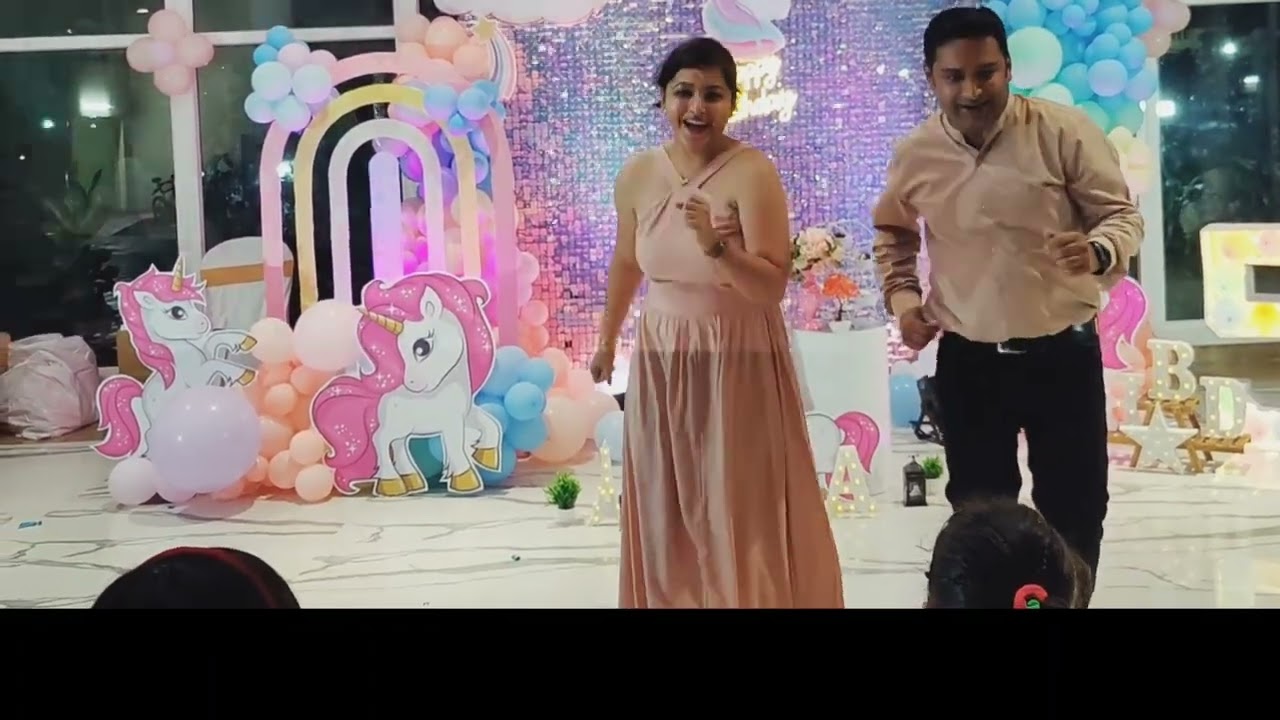 Special 5th bday Performance of kiara's parents