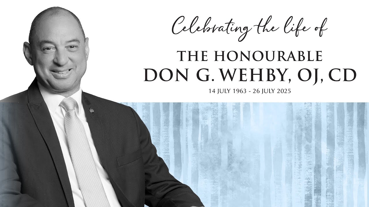 Celebrating the life of The Honourable Don G. Wehby OJ, CD