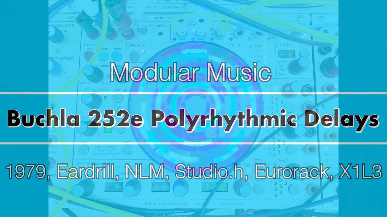 Buchla 252e Polyrythmic Delays