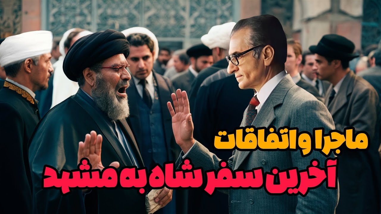ویدیوی جنجالی و تاریخی سفر شاه و شهبانو فرح پهلوی به مشهد و اقدامات ماندگار شاه برای مردم
