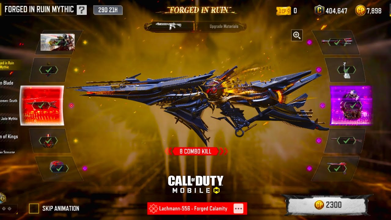 Buying New Mythic Lachmann-556 - Forged Calamity & Maxing out | FORGED IN RUN MYTHIC Drop in CODM ☠️