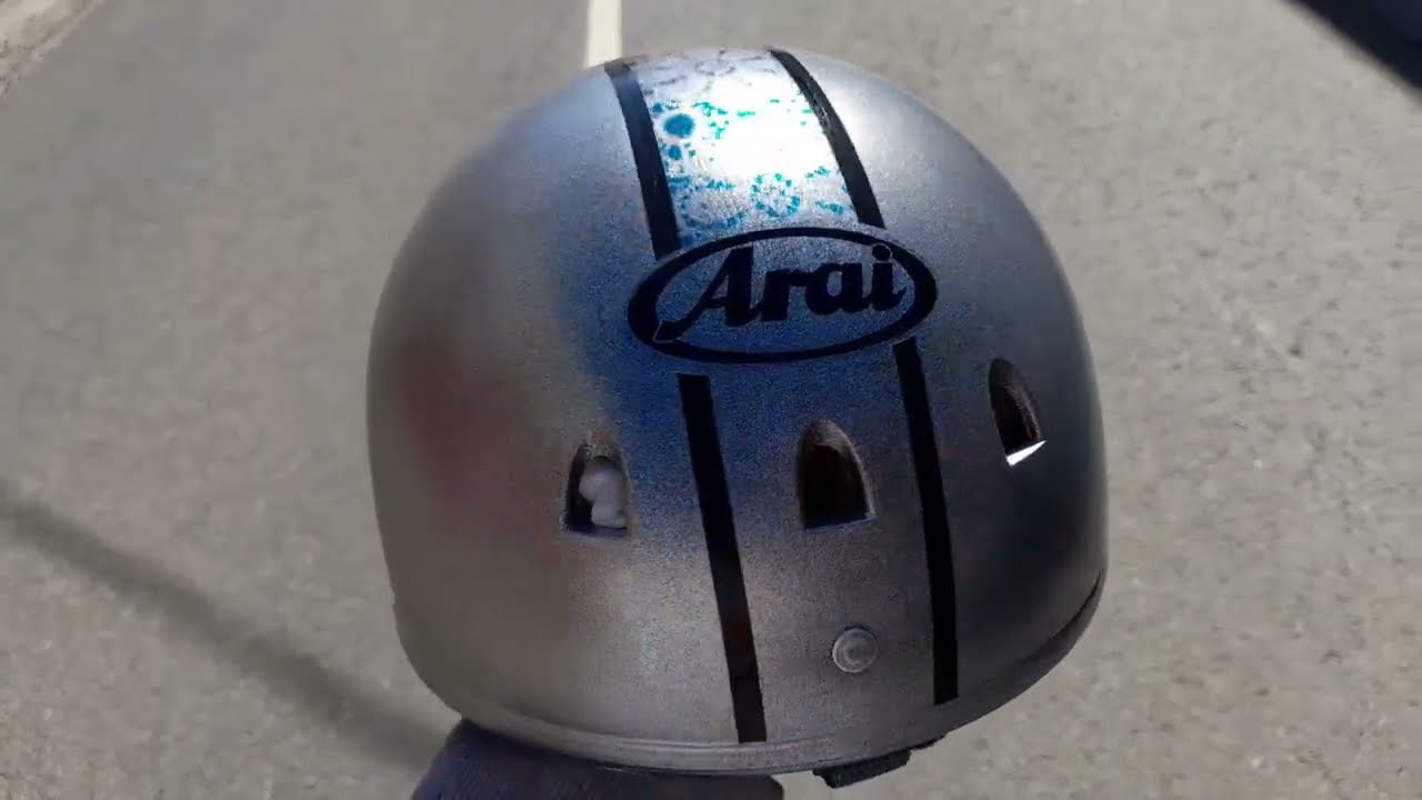 Como Pintar casco con SPRAY / Primeros pasos para Personalizar / Pintura  y Papel Decal.