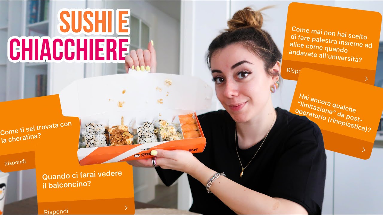 SUSHI MUKBANG 🍣 // CHE STA SUCCEDENDO A MEA? PERCHÈ FACCIO PALESTRA DA SOLA?