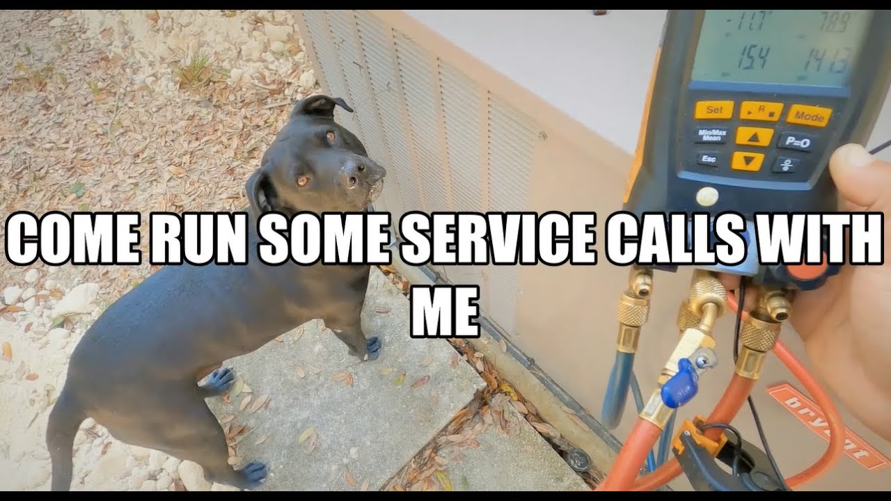 How is it like to be a residential HVAC technician. See for yourself as we run some service calls
