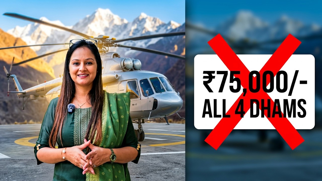 Chardham Yatra by Helicopter 2026 - Best Time to Travel - 5Nights &6 Days Premium Package