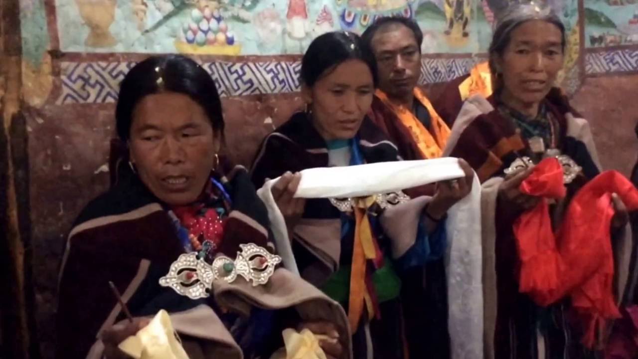 H.E. The Menri Ponlop Yangton Trinley Nyima Rinpoche visit Phuksumdo Pukmo 2015