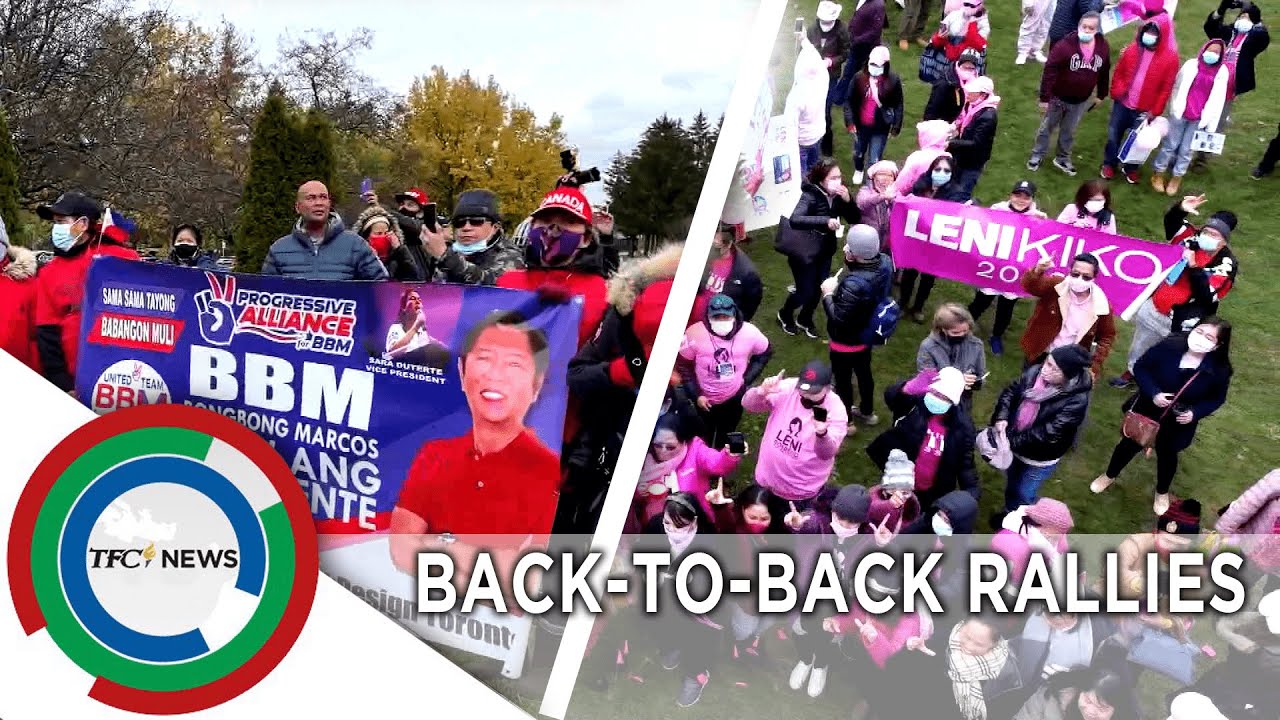 Filipinos in Canada gather to show support for 2022 PH presidential bets | TFC News Canada