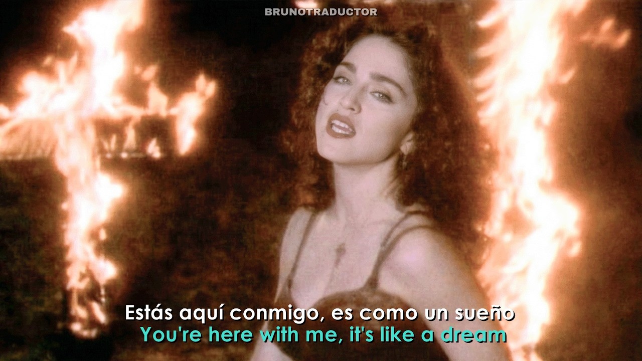 Madonna - Like A Prayer // Lyrics + Espa&ntilde;ol // Video Oficial