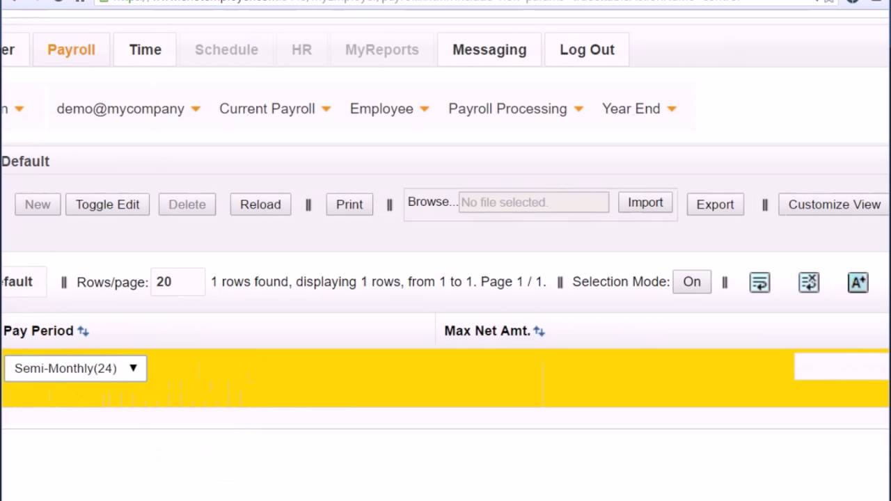Basic Cloud Based Payroll Settings with eNETEmployer