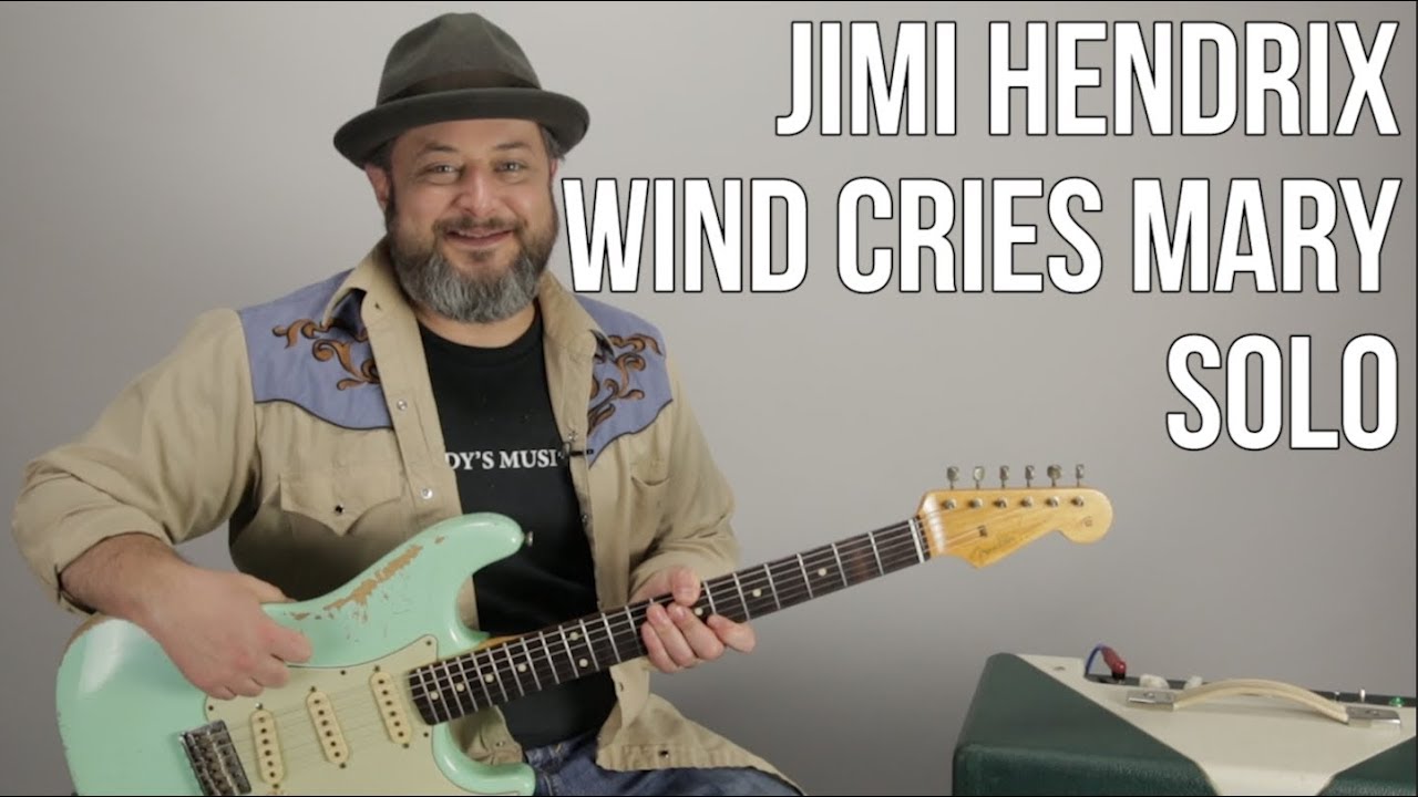 Джими Хендрикс «Wind Cries Mary» Урок соло на электрогитаре