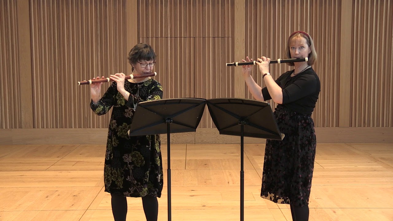 W.F. Bach Sonata no. 2 in G major for two traverso flutes