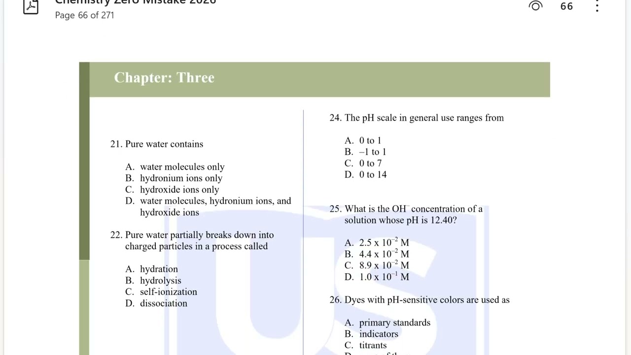 Zero Mistake FAQs - Chapter 3 Selected Questions