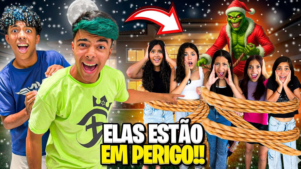MEUS AMIGOS ESTÃO EM PERIGO! O GRINCH DA DARK WEB ESTÁ ATRÁS DELES😱😱 *temos um plano!