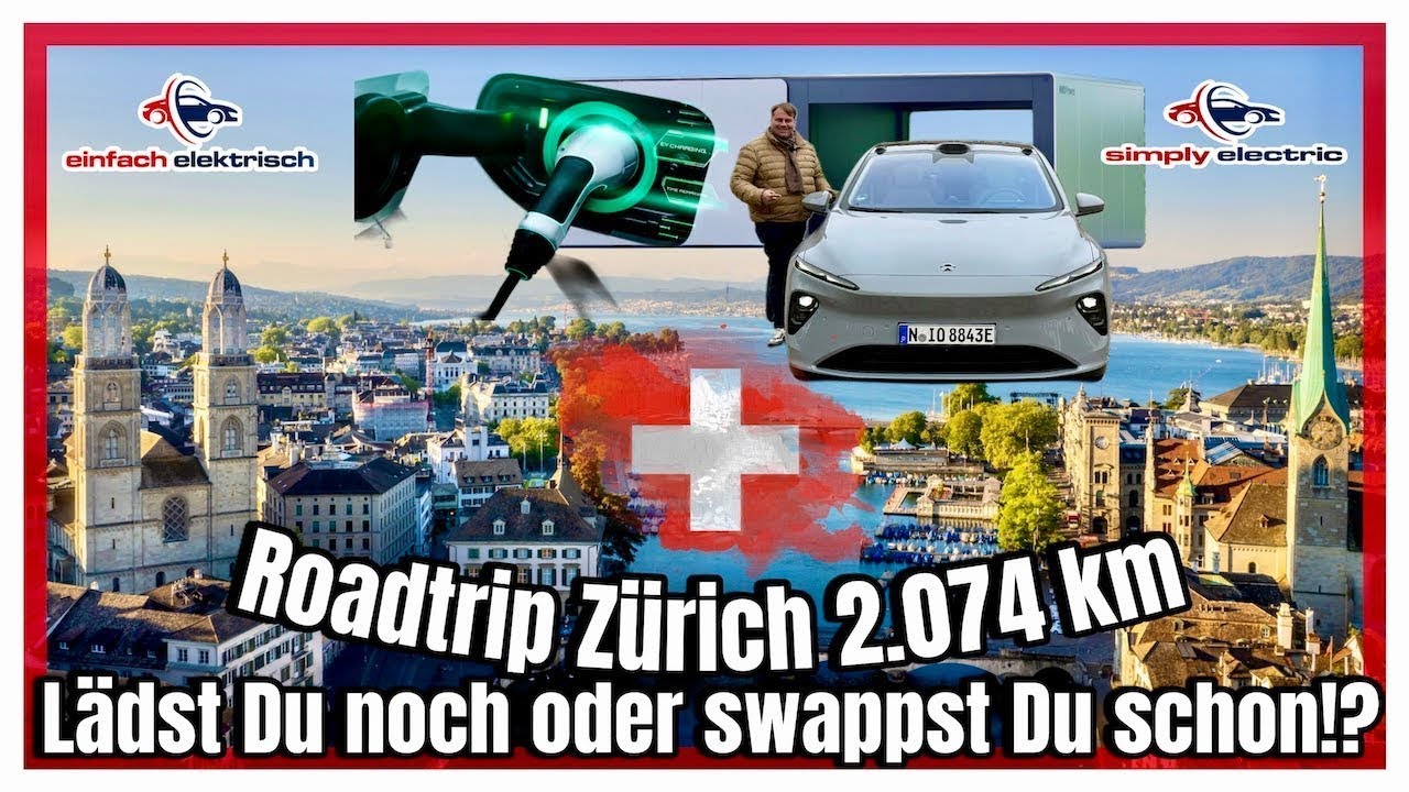 How did we manage a 2,074 km roadtrip in the Nio ET7 with only battery changes⁉️