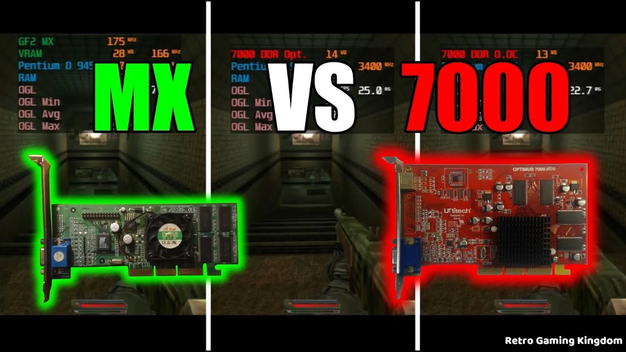 GeForce2 MX vs Radeon 7000 DDR (Radeon VE) Test In 9 Games (Capture Card)