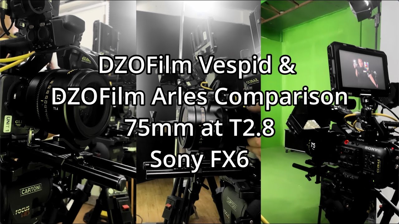 DZOFILM Vespid & DZOFILM Arles Lens Quick Comparison - 75mm at T2.8 using Sony FX6 Camera