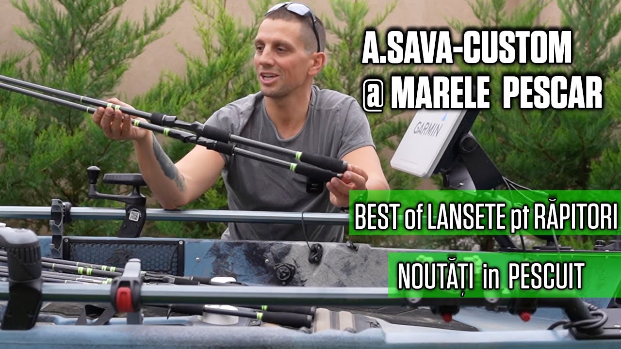 LANSETE de pescuit CUSTOM la MARELE PESCAR - stiuca, avat, salau, biban, somn