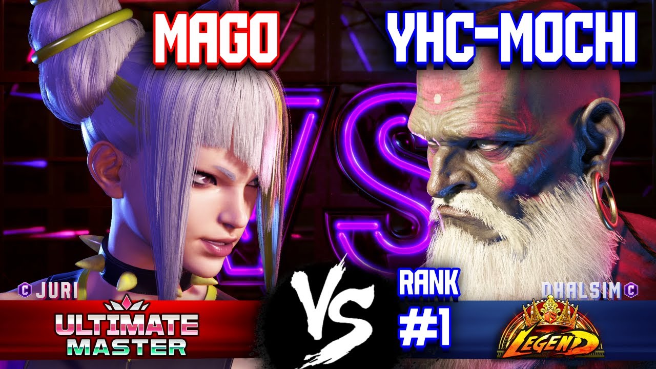 SF6 ▰ MAGO (Juri) vs YHC MOCHI (#1 Rank Dhalsim) ▰ Street Fighter 6 Replays