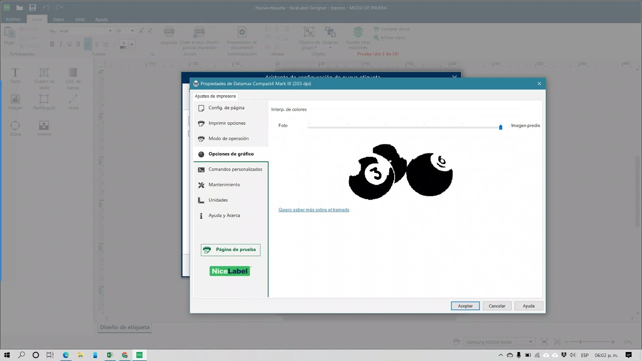 Nicelabel - Diseñando y Configurando Impresora de etiquetas