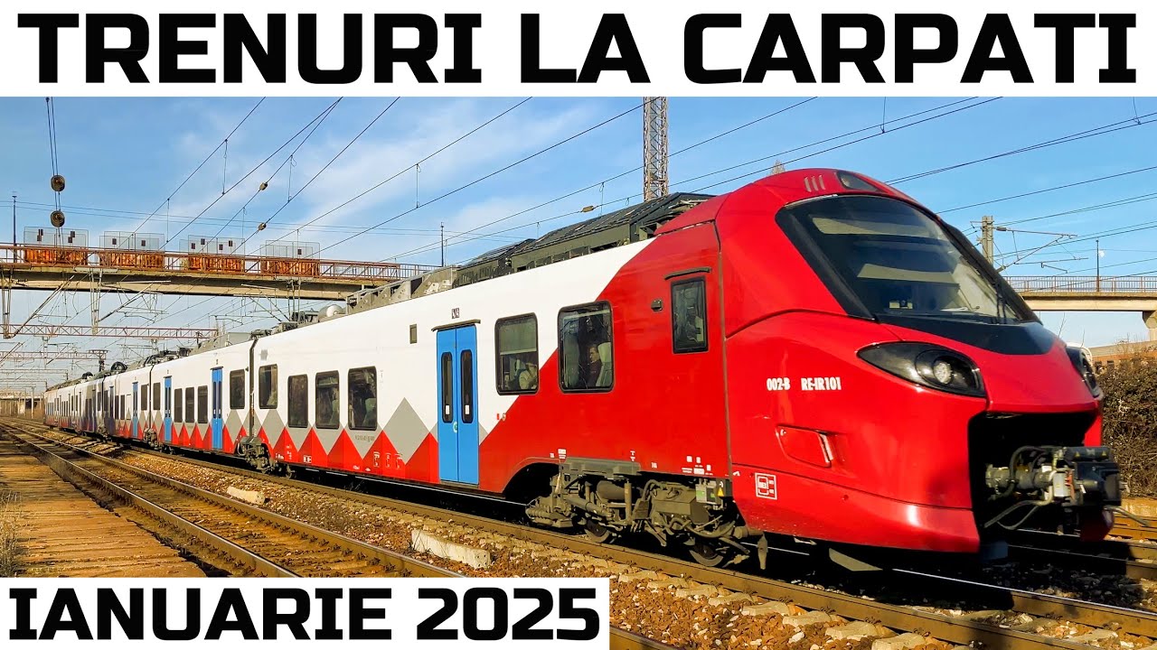 24 de trenuri in 6 minute la halta Carpati-Show de goarne de Sf.Ioan-Trainspotting near Bucharest