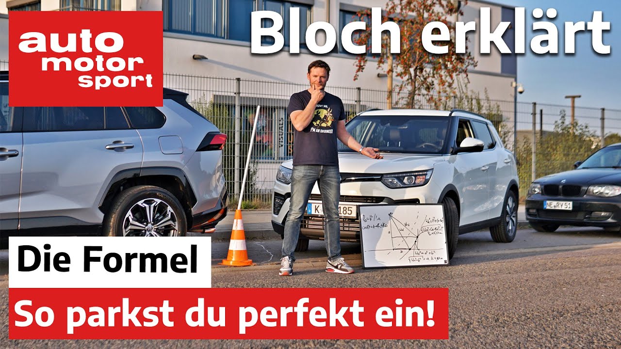 So parkst du perfekt ein! Die Formel für jedes Auto - Bloch erklärt #115 | auto motor und sport