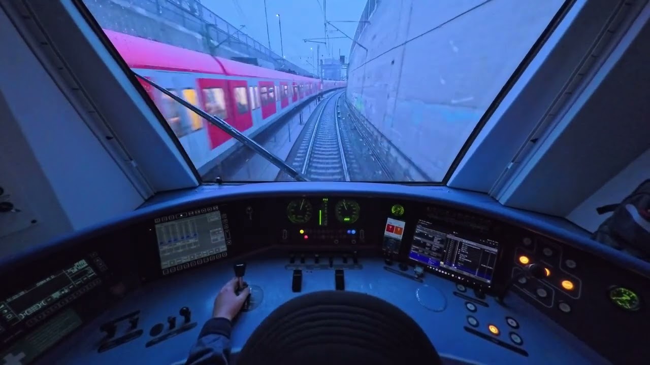 Führerstandsmitnahme S-Bahn München S4 Ostbahnhof - Geltendorf BR423 11.02.2025