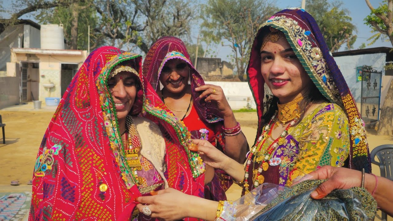 नाणदा कि बहू ने सक्रान्त पहराई Shekhawati मकर संक्रांति 