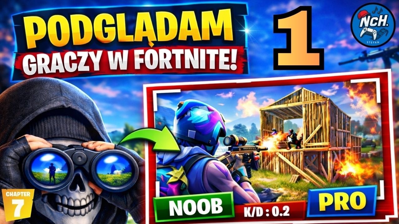 1🔥 Ale fart miał chłop!  👀 Podglądam graczy w Fortnite! 👀