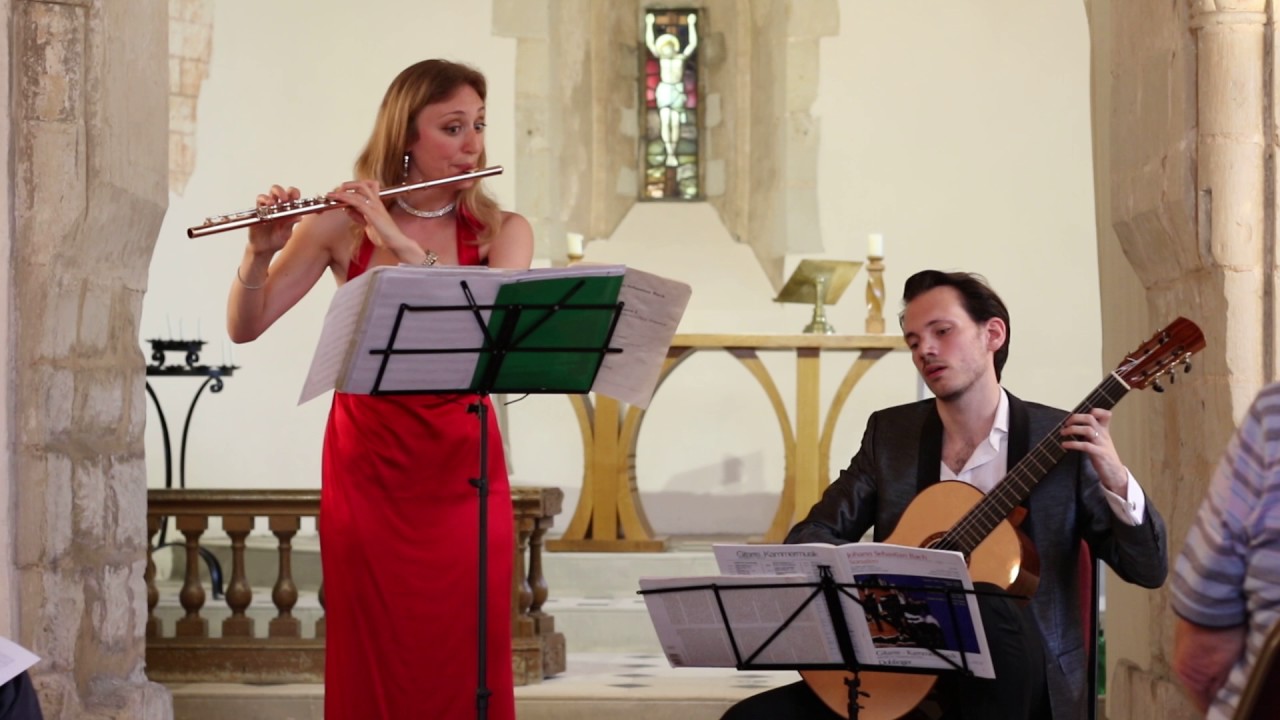 Bach - Flute Sonata in E minor BWV 1034 3: Andante