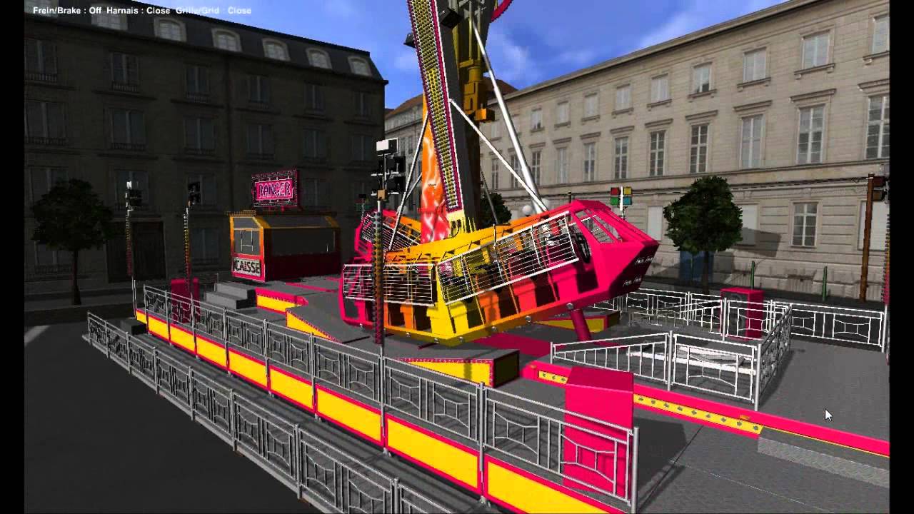 Simulation de manège sur RideControl ! Le Ranger Kamikaze !