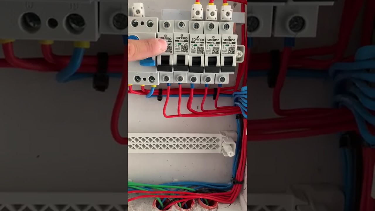 Fechamento de quadro de distribuição 