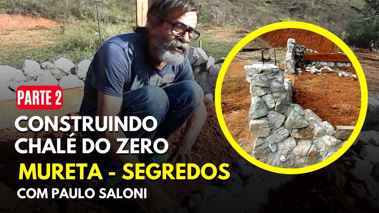 COMO CONSTRUIR UMA MURETA PARA SUSTENTAR AS PAREDES DE BARRO - PARTE 2