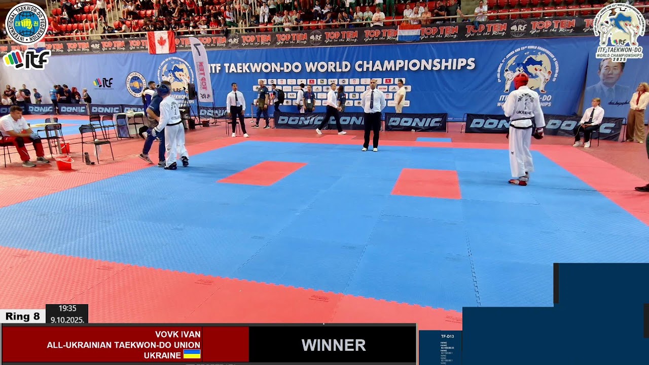 2025-10-09   pm   Ring 8   ITF Taekwon-Do World Championships