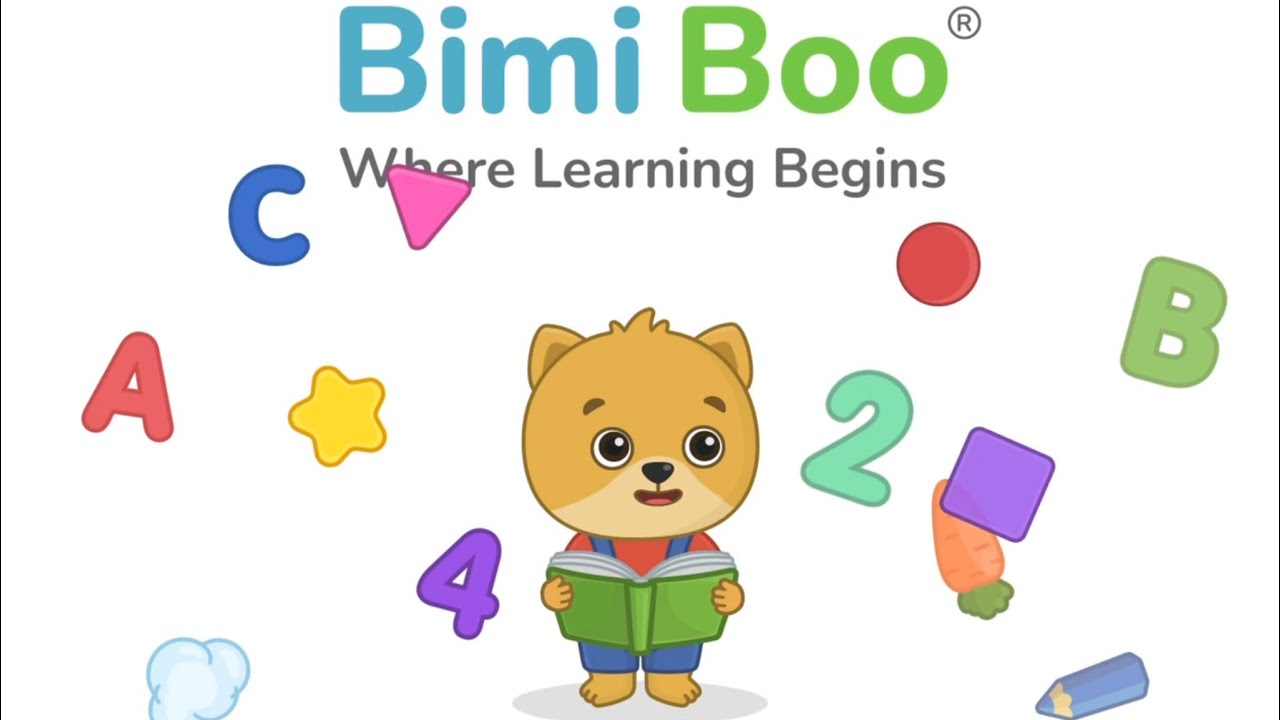 Bimi Boo Learning Video Game For Toddlers Preschoolers Kids. Match, Counting, Puzzles, Coloring