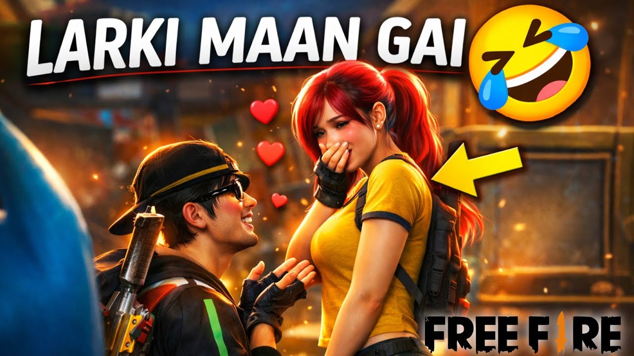 Larki maan gai training ground me 🤣🤣. Free fire walo ke lie Good news #freefire #gamingvideos 