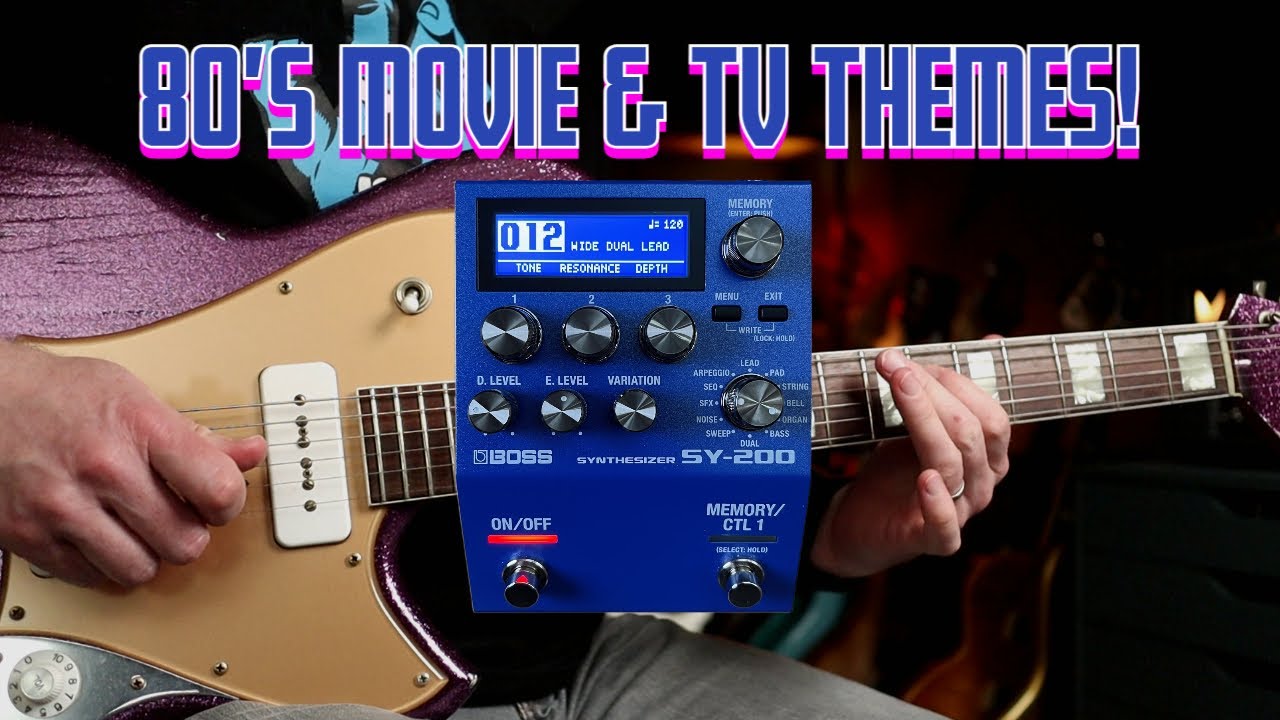 80s Movie and TV Theme Tunes! | BOSS Synthesizer SY-200 Demo