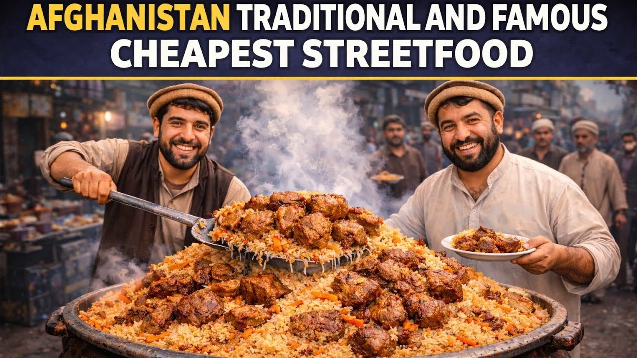 Popular StreetFood in Afghanistan Cooking Mix Nastha for Launch, most expensive StreetFood 