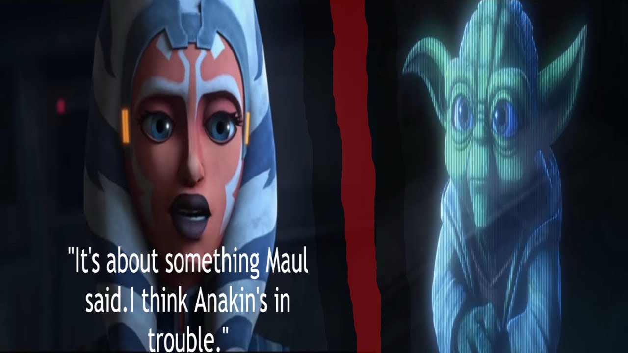 What if Ahsoka DID tell Yoda about what Maul said about Anakin…?
