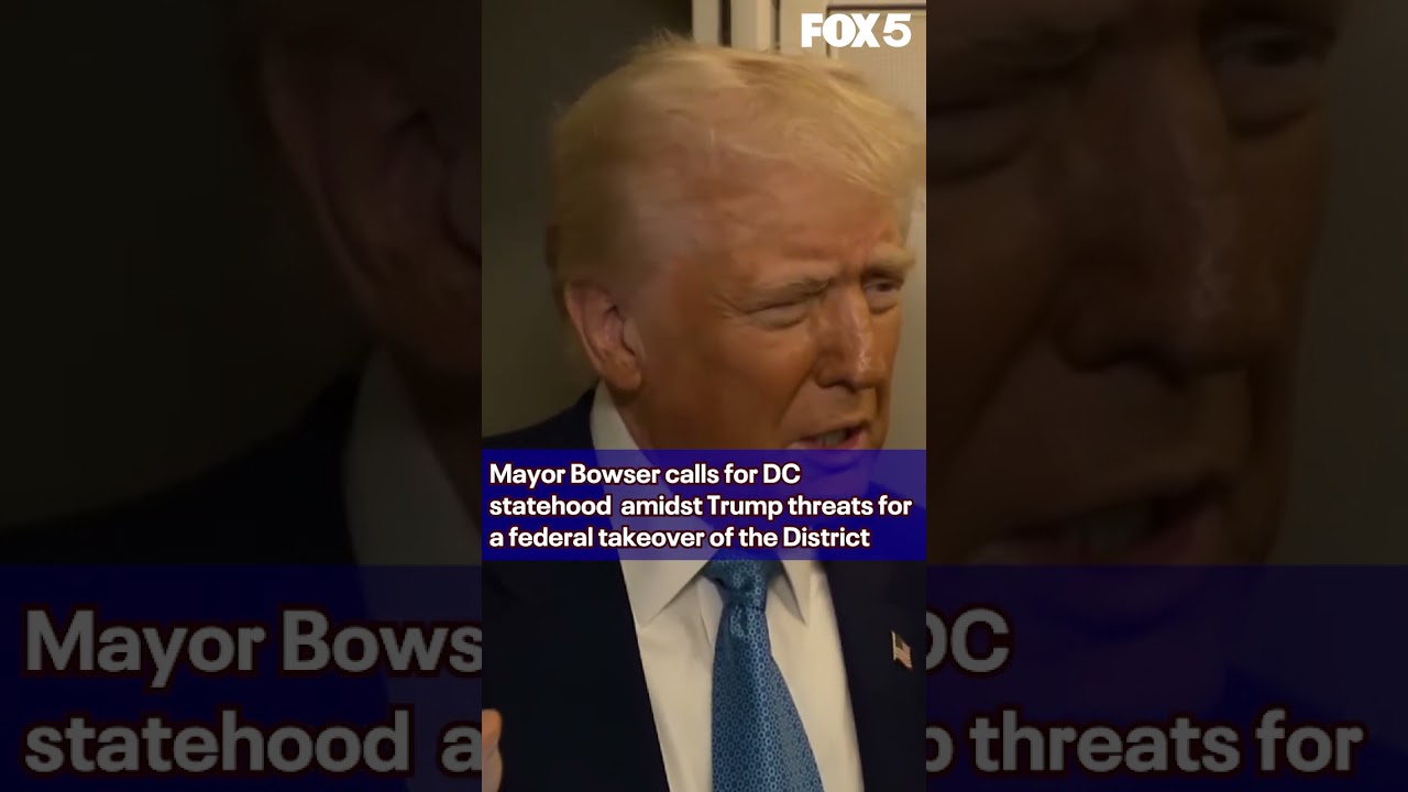 DC&rsquo;s Mayor responds to Trump's takeover comments, says statehood is solution