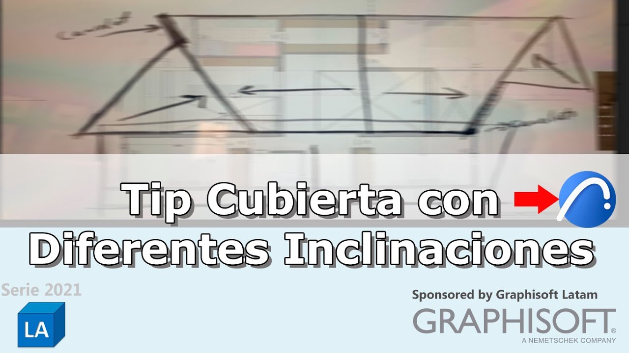 #ARCHICAD TIP CUBIERTA CON DIFERENTES INCLINACIONES