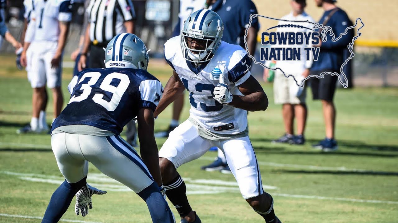 Cowboys Camp WR vs DB 1 on 1's 🎥Byron and Tavon Battle🔥