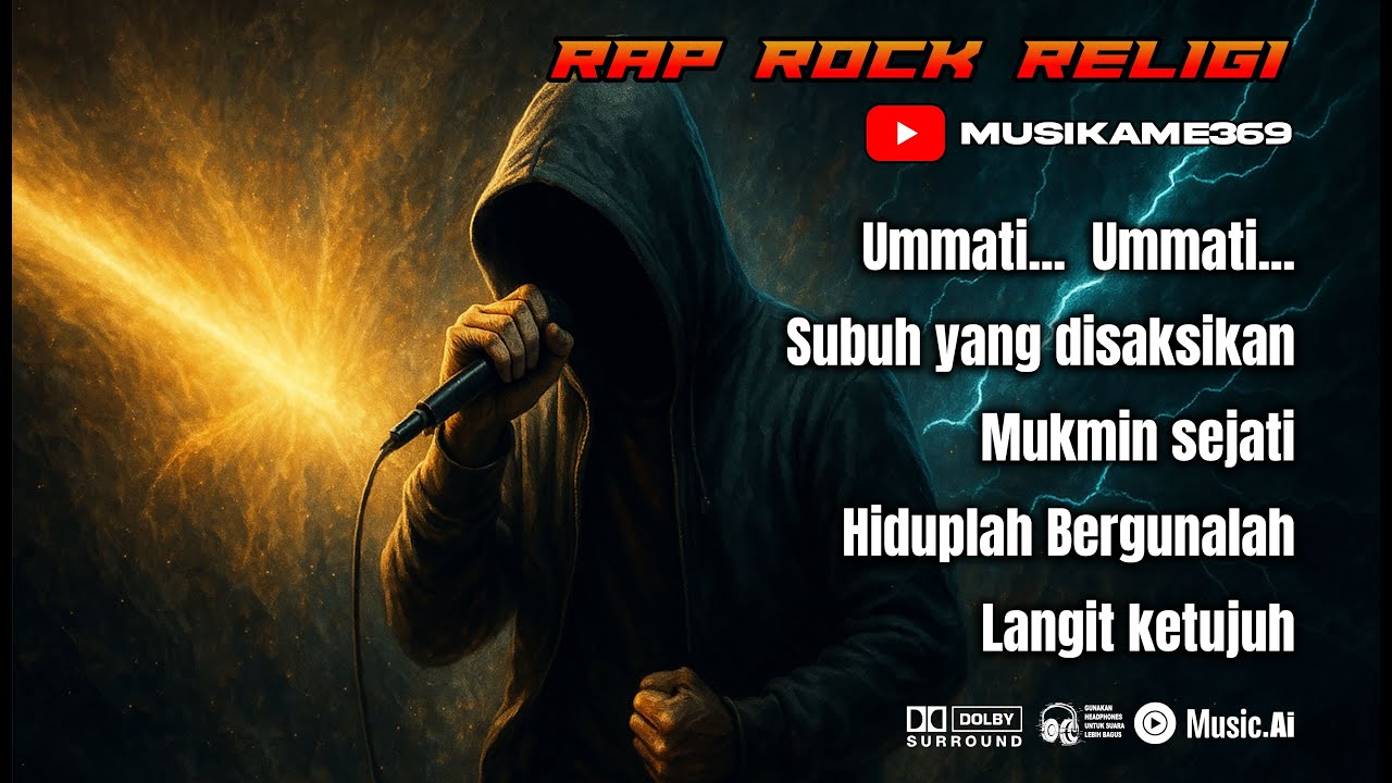 BEST RAP ROCK RELIGI | UMMATI | Dengarkan sekali seumur hidup agar tidak menyesal
