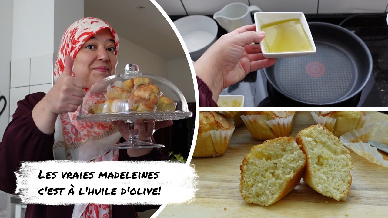 Les vraies madeleines espagnoles c'est à l'huile d'olive !